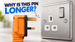 Earth pin longer