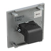 BG Nexus Brushed Steel HDMI Socket Grey Insert