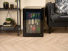 Corby Eton 40L Glass Minibar in Black with Black interior - UK Plug