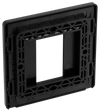 PCDMGEMS1B Back - The Euro Module range from British General combines plates and interchangeable modules so you can configure your own bespoke switches and sockets.