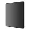 BG Evolve Black Chrome Single Blank Plate PCDBC94B with 25mm Steel Back Box