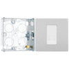 BG Evolve Brushed Steel Single Secondary Telephone Socket PCDBSBTS1W with 25mm Steel Back Box