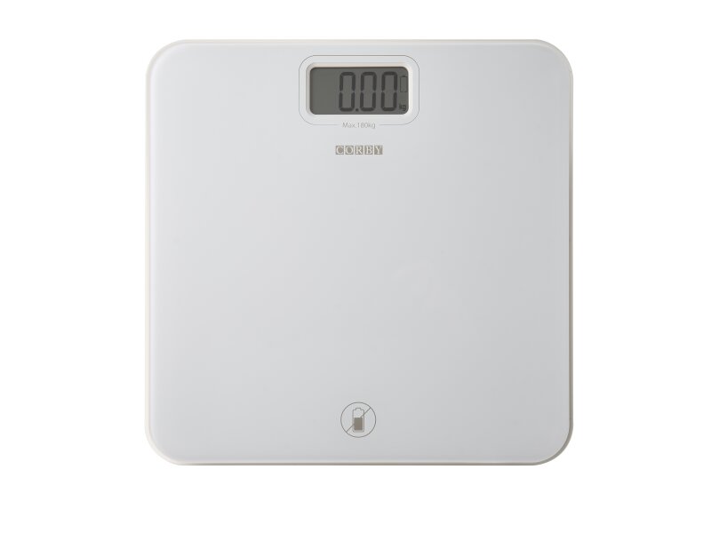 Corby Marsden Battery Free Bathroom Scales in White