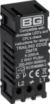 BG DMTR Trailing Edge LED Dimmer Module 2 Way Push On/Off Replacement Module