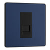 BG Evolve Matt Blue Single Master Telephone Socket PCDDBBTM1B with 25mm Steel Back Box