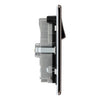 BG Screwless Black Nickel 13A Double USB 22W A+C Ports FBN22UAC22B