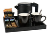 Corby Buxton Compact Hospitality Tray in Black BUSA Bamboo