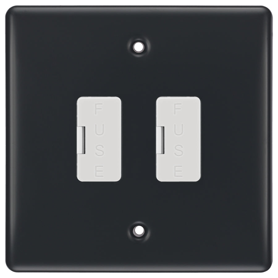 BG Part M 2 Gang Unswitched Fused Spur 13 Amp Connection Unit