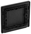 BG Evolve PCDBC94B Single Blank Plate - Black Chrome (Black)