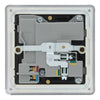 BG FBN21UAC18B Nexus Screwless Flatplate | Black Nickel | 1 Gang 13A 1 Pole 1x USB-A 1x USB-C | Switched Single Socket