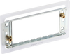 BG RFR34FP 3 and 4 Gang Grid Frame for Nexus Screwless Flat-Plate Front Plates