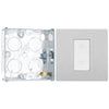 BG Evolve Brushed Steel 200W Single Secondary Touch Dimmer PCDBSTDS1W with 25mm Steel Back Box