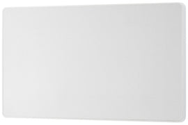 BG Evolve PCDCL95W Double Blank Plate - Pearlescent White (White)