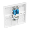 BG 9BTS/1 Moulded Square Edge | White | 1 Gang Screw Terminal Secondary Telephone Sock