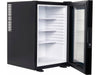 Corby Eton 40L Glass Door Minibar in Black - UK Plug