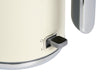 1.8L Kettle (Hertford / SD-259B) in Cream & Chrome - UK Plug
