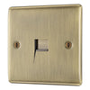 BG Nexus Antique Brass Single Master Telephone Socket NABBTM1 with 35mm Steel Back Box