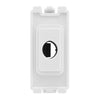 BG RPCDWFLEX Evolve Grid White 10mm Flex Outlet Module