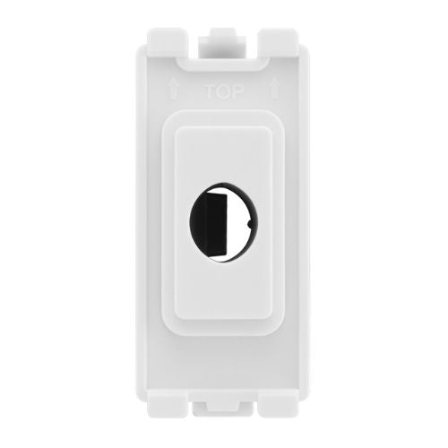 BG RPCDWFLEX Evolve Grid White 10mm Flex Outlet Module