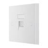 BG 9RJ45/1 Moulded Square Edge | White | 1 Gang RJ45 Screw Terminal Telephone Socket