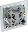 FPC54 Back - This 13A fused and unswitched connection unit from British General provides an outlet from the mains containing the fuse ideal for spur circuits and hardwired appliances.