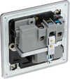BG FBN21B Nexus Screwless Flat-Plate Single Switched Plug Socket