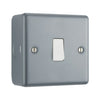 BG MC512 Metal Clad 20A 16AX 2 Way Single Light Switch