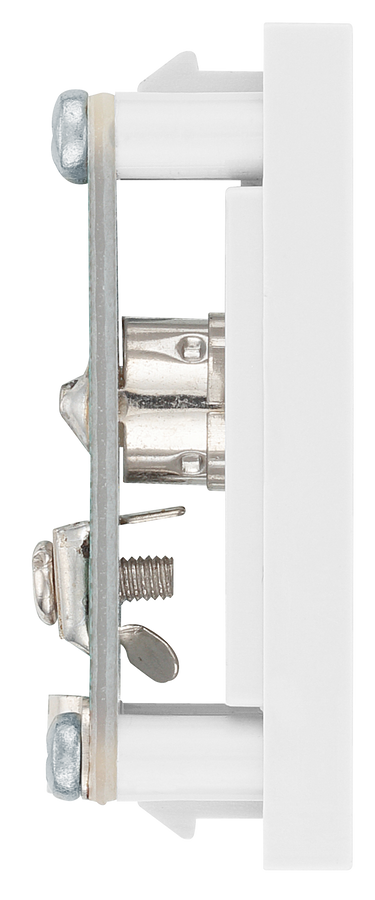 BG EMNSTVW Euro Module Co-Axial Connection - White – The Electrical Outlets