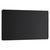 BG Evolve Matt Black Double Blank Plate PCDMB95B with 35mm Steel Back Box