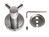 Corby Harrogate Double Clothes Hook in Polished Steel