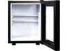 Corby Eton 35L Glass Door Minibar in Black - UK Plug