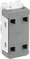 BG RFB30 Nexus Grid | Matt Black | 20AX 2 Pole Switch Module