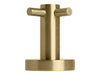 Corby Harrogate Double Clothes Hook in Brushed Brass