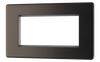 FBNEMR4 Front - The Euro Module range from British General combines plates and interchangeable modules so you can configure your own bespoke switches and sockets.