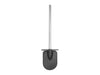 Corby Sana Toilet Brush & Holder in Polished Steel & Black