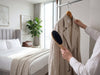 Corby Skipton Wooden Clothes Brush in Light Wood