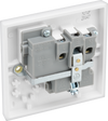 BG 921DP Moulded Square Edge | White | 1 Gang 13A 2 Pole Switched Socket