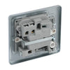 BG MC551F Metal Clad | 13A 2 Pole Flex Outlet Neon Switched Fused Connection Unit