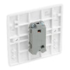 BG Nexus Single 1 Way Light Switch 1 Gang 10AX White & 32mm Pattress Back Box