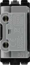 BG RFBFUSE Nexus Grid Matt Black 13A Fuse Holder Module