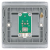 BG Nexus Polished Chrome 1 Gang Isolated Co-Axial Socket NPC62 with 35mm Steel Back Box