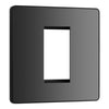 BG Evolve Black Chrome 20AX 2 Way Emergency Lighting Test Key Switch - Key Included - Black Insert