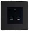 BG Evolve Matt Black 13A Unswitched Socket PCDMB13AUSSB