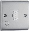 NBS55 Front - This 13A fused and unswitched connection unit from British General provides an outlet from the mains containing the fuse ideal for spur circuits and hardwired appliances.