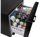 Corby Henley 45L Drawer Minibar in Black - UK Plug