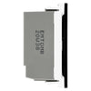 BG Nexus Black Nickel Triple Master Touch Dimmer Switch Black Inserts NBNTDM3B