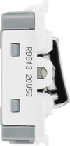 BG RBS13 Nexus Grid Brushed Steel 20AX Intermediate Switch Module