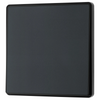 BG Evolve Matt Grey 1 Gang 2-Way 20A Edge to Edge Rocker Light Switch | PCDMG12EB