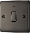 NBN31 Front - This 20A double pole switch with indicator from British General has been designed for the connection of refrigerators water heaters, central heating boilers and many other fixed appliances.