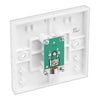 BG 960 Moulded Square Edge | White | 1 Gang Co-Axial TV Socket Outlet